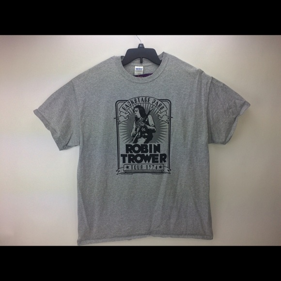 Vtg Robin Trower Concert Shirt Bridge 